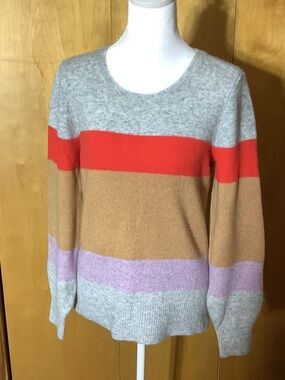 Loft color blocked sweater, size XS